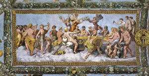 Italia Gallery: Marriage of Cupid and Psyche, 1517-18 (fresco)