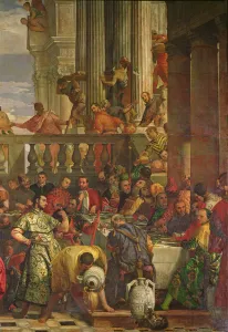 The Marriage Feast at Cana, detail of the right hand side, c.1562 (oil on canvas) The Marriage Feast at Cana, detail of the right hand side, c.1562 (oil on canvas)