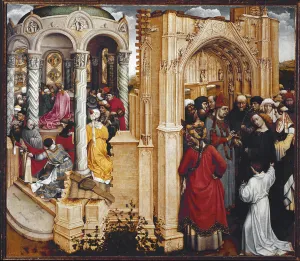 The Marriage of the Virgin (oil on wood, 15th century) The Marriage of the Virgin (oil on wood, 15th century)