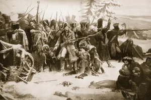 Marshal Ney Supporting the French Rearguard (litho) Marshal Ney Supporting the French Rearguard (litho)