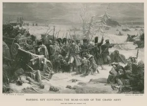 Marshal Ney sustaining the rear-guard of the Grand Army (engraving) Marshal Ney sustaining the rear-guard of the Grand Army (engraving)