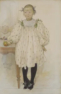 Martha Winslow as a Girl, 1896 (w/c on paper) Martha Winslow as a Girl, 1896 (w/c on paper)