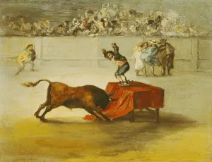 Martinchos Other Folly in the Bull Ring at Saragossa, after a painting by Francisco Goya Martinchos Other Folly in the Bull Ring at Saragossa, after a painting by Francisco Goya