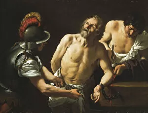 Bare Chested Gallery: The Martyrdom of Saint Bartholomew, (oil on canvas)