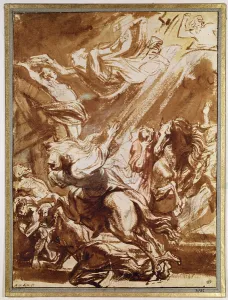 The Martyrdom of Saint Catherine (pen & wash) The Martyrdom of Saint Catherine (pen & wash)
