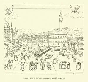 Martyrdom of Savonarola (engraving)