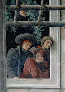 The Martyrdom of St. Christopher, detail of spectators, c The Martyrdom of St. Christopher, detail of spectators, c