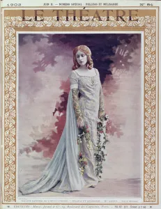 Mary Garden as Melisande, front cover of Le Theatre magazine Mary Garden as Melisande, front cover of Le Theatre magazine