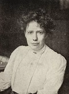 Mary MacArthur, Scottish Suffragette and trade unionist (b/w photo)