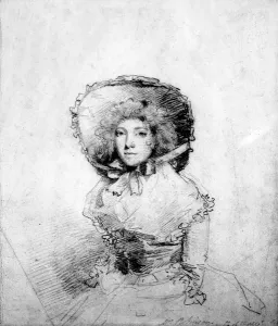 Mary 'Perdita' Robinson (chalk on paper) Mary 'Perdita' Robinson (chalk on paper)