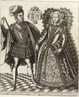 Mary, Queen of Scots, and Henry Stuart, Lord Darnley (engraving)