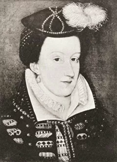 Mary, Queen of Scots (litho)