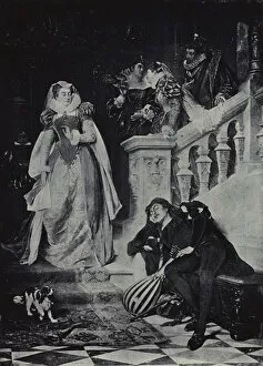 Mary Stuart and David Rizzio (photogravure)