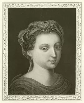 Mary Stuart, Queen of Scotland (engraving)