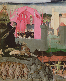 Mass of St Gregory the Great, Moses, resurrection of the dead, detail from the Coronation Mass of St Gregory the Great, Moses, resurrection of the dead, detail from the Coronation