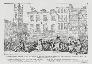 Master Billy's Procession to Grocers Hall - Parliamentary Elections - Pitt Presented with the Freedom of the City Master Billy's Procession to Grocers Hall - Parliamentary Elections - Pitt Presented with the Freedom of the City