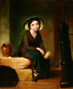 Impoverished Gallery: The Match Girl, 1834 (oil on canvas)