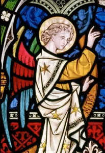 Maulden, St Mary, East Window, detail, Clayton & Bell, John Richard Clayton (1827-1913) Maulden, St Mary, East Window, detail, Clayton & Bell, John Richard Clayton (1827-1913)