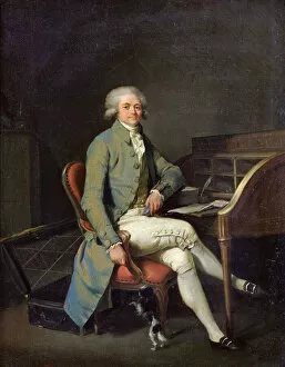 Maximilien de Robespierre (1758-94) (oil on canvas)