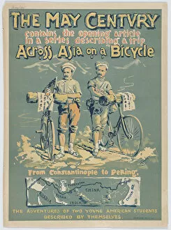 Bicyle Gallery: The May Century: Across Asia on a Bicycle, 1894 (lithograph)