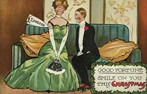 May good fortune smile on you this Christmas! (colour litho) May good fortune smile on you this Christmas! (colour litho)