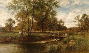 In the Meadows, Youngsbury, 1900 (oil on canvas) In the Meadows, Youngsbury, 1900 (oil on canvas)