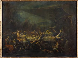 Meal of Bohemians Painting by Alessandro Magnasco (1667-1749) 18th century Sun Meal of Bohemians Painting by Alessandro Magnasco (1667-1749) 18th century Sun