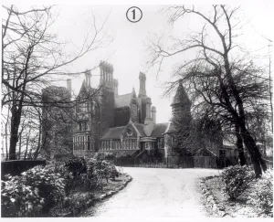 Meanwood Towers, built 1867, 1950 (b/w photo) Meanwood Towers, built 1867, 1950 (b/w photo)