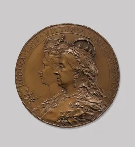 Medal commemorating Queen Victoria's Jubilee, 1887 (bronze) Medal commemorating Queen Victoria's Jubilee, 1887 (bronze)