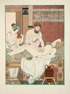 Oiled Gallery: Medical massage, illustration from The Works of Hippocrates