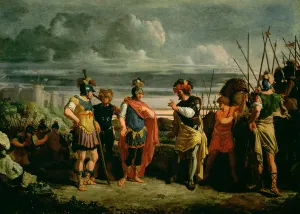 Meeting between Claudius Civilis and the commander of the Roman Army Meeting between Claudius Civilis and the commander of the Roman Army
