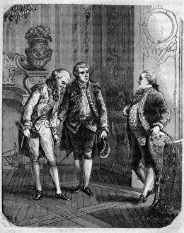 Corsican Gallery: Meeting between the Count of Marbeuf, appointed military governor of Corsica in 1772