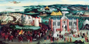Meeting at the Field of the Cloth of Gold, 7th June 1520, after Hans Holbein the Elder Meeting at the Field of the Cloth of Gold, 7th June 1520, after Hans Holbein the Elder