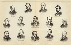 Some Members of the Royal Agricultural Society of England (engraving)