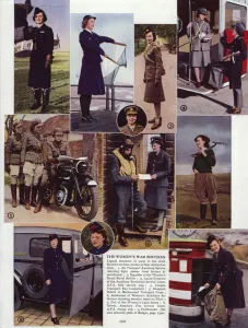 Members of the various British women's war services, World War II, 1939-1945 (photo) Members of the various British women's war services, World War II, 1939-1945 (photo)