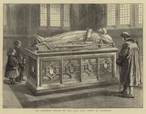 Knowsley Gallery: The Memorial Chapel to the Late Lord Derby at Knowsley (engraving)