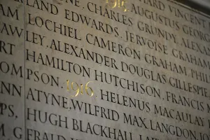 Memorial to the members of New College, Oxford, who lost their lives during World War I Memorial to the members of New College, Oxford, who lost their lives during World War I