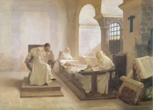 The Men of the Holy Office (oil on canvas) (see also 166365) The Men of the Holy Office (oil on canvas) (see also 166365)