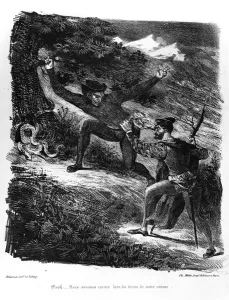 Mephistopheles and Faust on their way to the Sabbath at Night Mephistopheles and Faust on their way to the Sabbath at Night