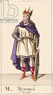 Merovee, ALPHABET OF THE HISTORY OF FRANCE, circa 1830 (engraving) Merovee, ALPHABET OF THE HISTORY OF FRANCE, circa 1830 (engraving)