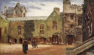 Merton College and St. Alban Hall, 1903 (colour litho) Merton College and St. Alban Hall, 1903 (colour litho)
