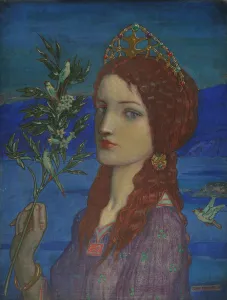 The Messenger of Tethra, 1910 (tempera on canvas) The Messenger of Tethra, 1910 (tempera on canvas)