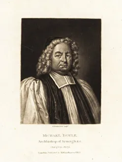Michael Boyle, 1609-1702, Church of Ireland bishop. 1814 (engraving) Michael Boyle, 1609-1702, Church of Ireland bishop. 1814 (engraving)