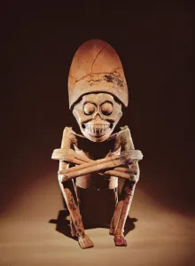 Mictlantecuhtli (Lord of Mictlan) Remojadas Style, from Los Cerros, Tierra Blanca Mictlantecuhtli (Lord of Mictlan) Remojadas Style, from Los Cerros, Tierra Blanca