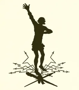 A Midsummer Night's Dream, silhouette (engraving) A Midsummer Night's Dream, silhouette (engraving)