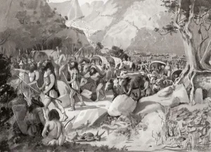 A migration of Scythian tribes through a pass in the mountaions of Asia minor into Syria A migration of Scythian tribes through a pass in the mountaions of Asia minor into Syria