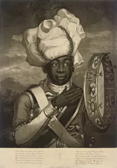 Bandsmen Gallery: Military Bandsman Fraser of the Coldstream Guards (mezzotint on laid paper)