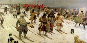 A military campaign in Russia during the 16th century, 1903 (oil on canvas) A military campaign in Russia during the 16th century, 1903 (oil on canvas)