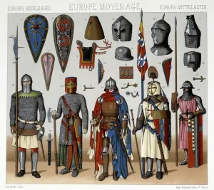 Military costumes and helmets in France from the 13th to 15th centuries Military costumes and helmets in France from the 13th to 15th centuries