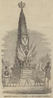 Military Obelisk at Scutari, on Her Majesty's Birthday (engraving)